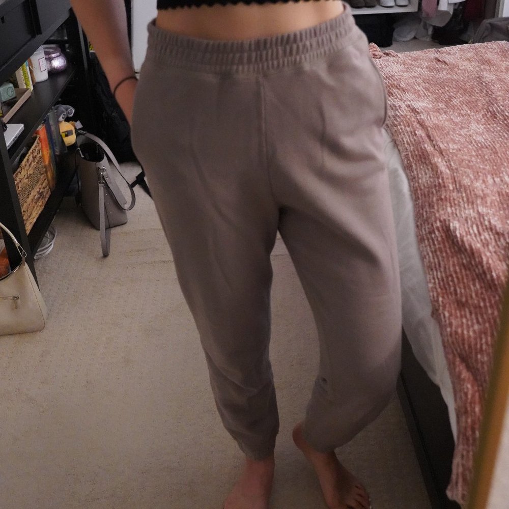 Abercrombie & Fitch Brown High Waisted Joggers